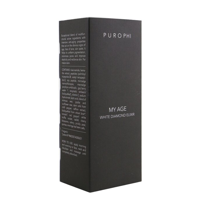 PUROPHI - Italy - My Age White Diamond Elixir -