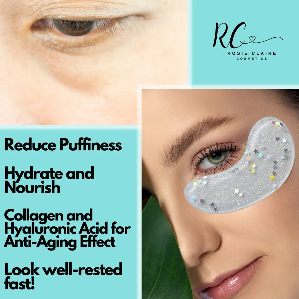 Rosie Claire - Bright Eyes Collagen and Hyaluronic Acid Under Eye Patches -