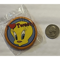 Thumbnail for Vintage 1995 Looney Tunes Pin, I Love Tweety Bird, Unopened in Package!