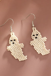 Thumbnail for Beaded Dangle Earrings - T - 3 TYPES / COLORS -