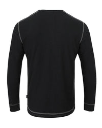 Thumbnail for Men's Casual Long Sleeve Lightweight Thermal Henley Essential Shirt - 2 COLORS -