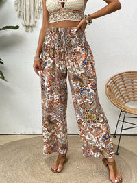 Thumbnail for Printed Wide Leg Pants - Beach or Everday - T - 5 COLORS -