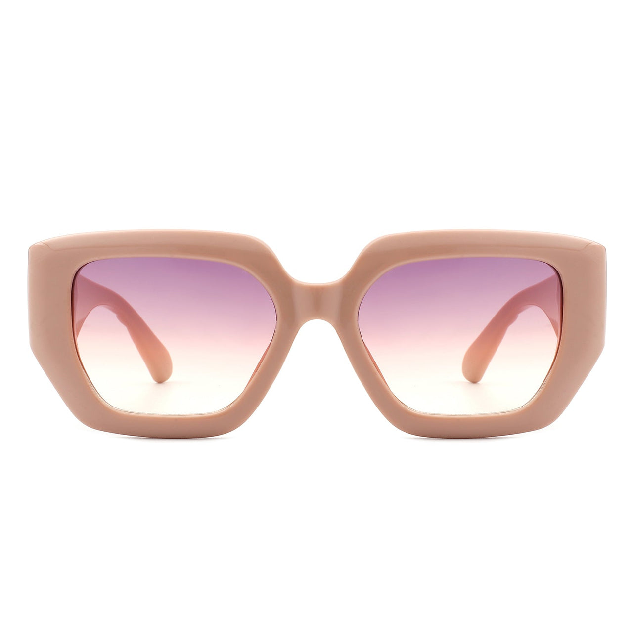 Cramilo - Solstice - Retro Women Geometric Tinted Cat Eye Fashion Sunglasses - 5 COLORS -