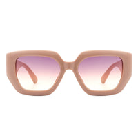 Thumbnail for Cramilo - Solstice - Retro Women Geometric Tinted Cat Eye Fashion Sunglasses - 5 COLORS -