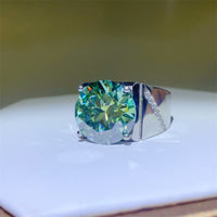 Thumbnail for 10 Carat Moissanite 925 Sterling Silver Signet Ring