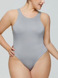 Thumbnail for Full Size Round Neck Wide Strap Bodysuit - SIZES S THRU 3XL - T - 8 COLORS -