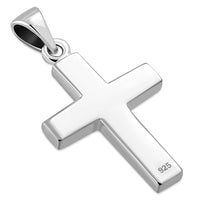 Thumbnail for Creidne - Black Onyx Cross Sterling Silver Pendant -