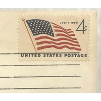 Thumbnail for Vintage 1961 📣 Civil War Centennial Series Lincoln Embossed Stamped Envelope