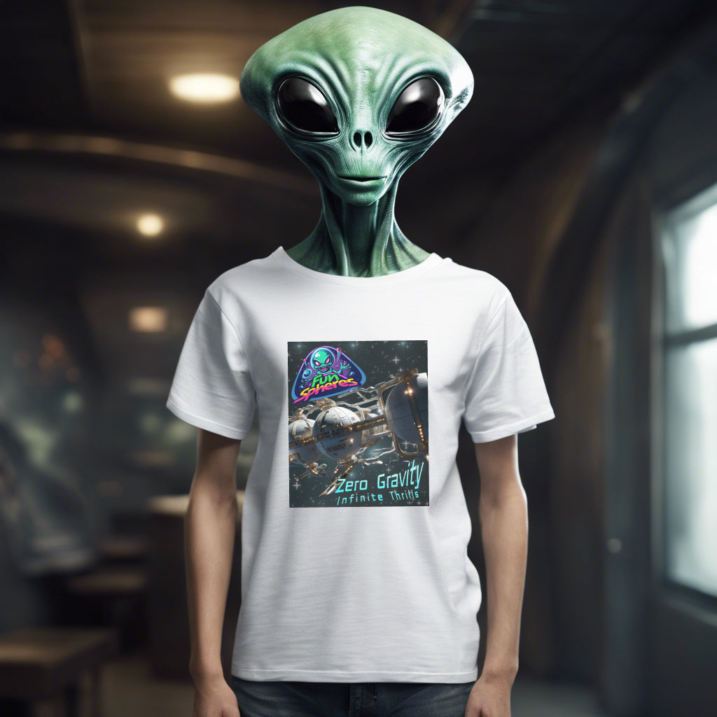 Fun Spheres T-Shirt, Daily Spaceship Tee, Alien T-Shirt - 2 COLORS -