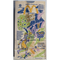 Thumbnail for Vintage 1990s McDonald's Happy Meal Bag, Ronald McDonald, Hamburglar, Birdie