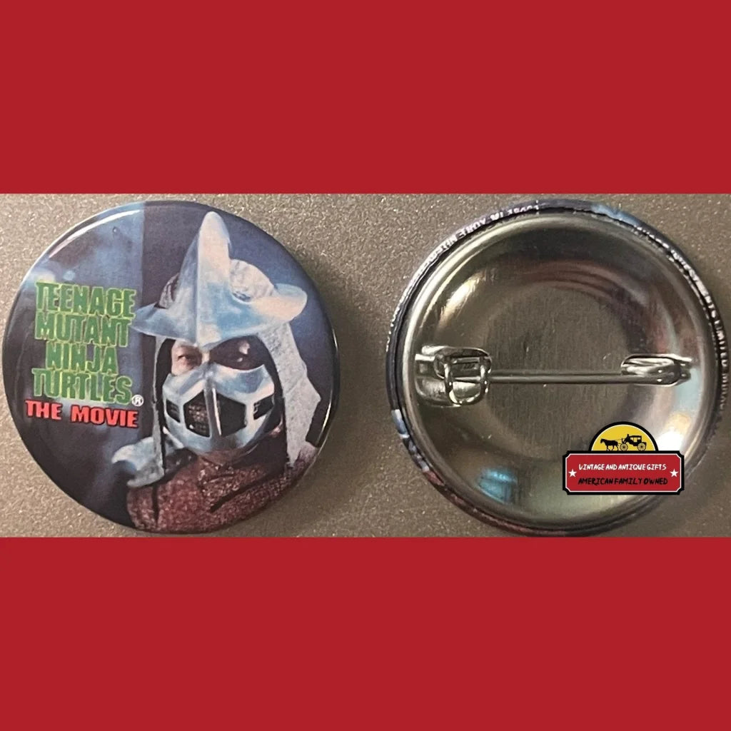 Vintage Teenage Mutant Ninja Turtles Movie Pin, Shredder, 1990 Tmnt