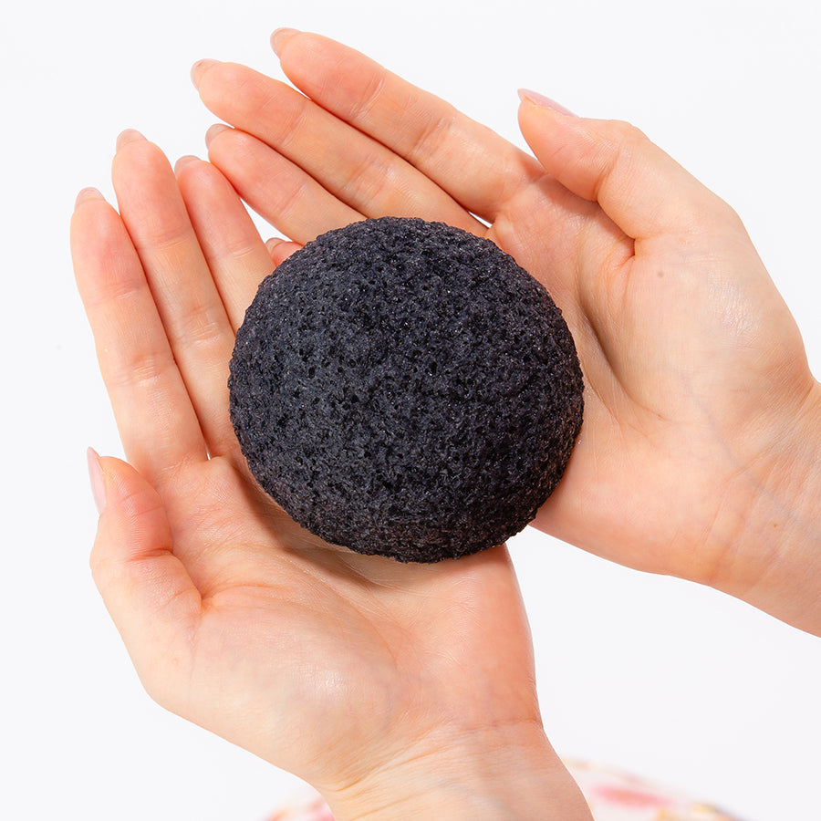 Irawo - Charcoal Konjac Face Sponge -