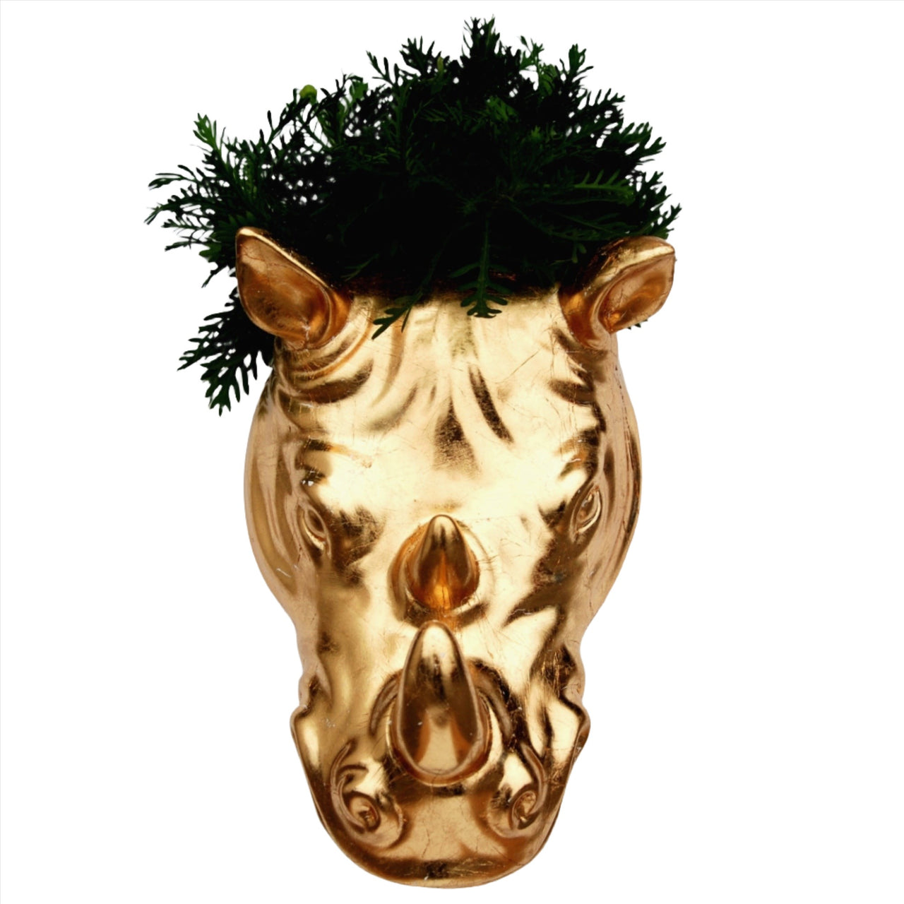 RHINO Gold Gilded Wall Planter - 1 FINISH -