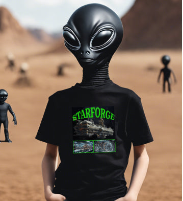 StarForge T-Shirt, Dalily Spaceship Tee, Alien T-Shirt - 2 COLORS -