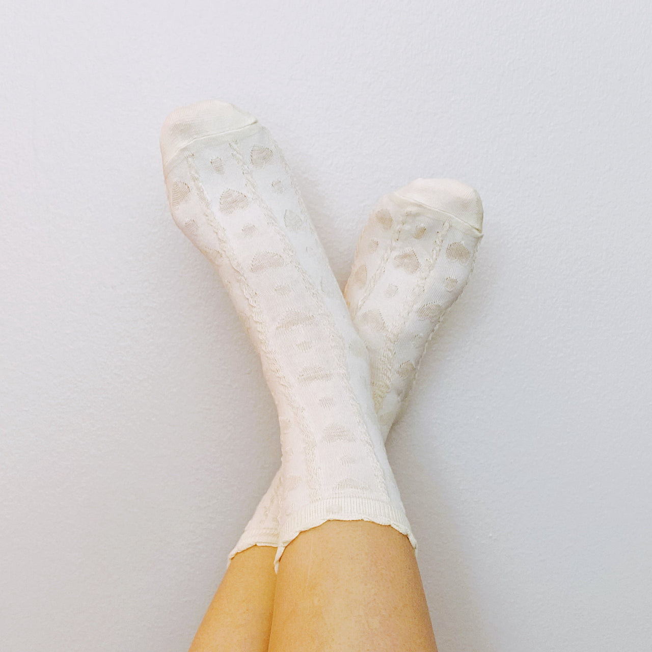 Heart Embossed Socks Set  - 3 PAIRS -