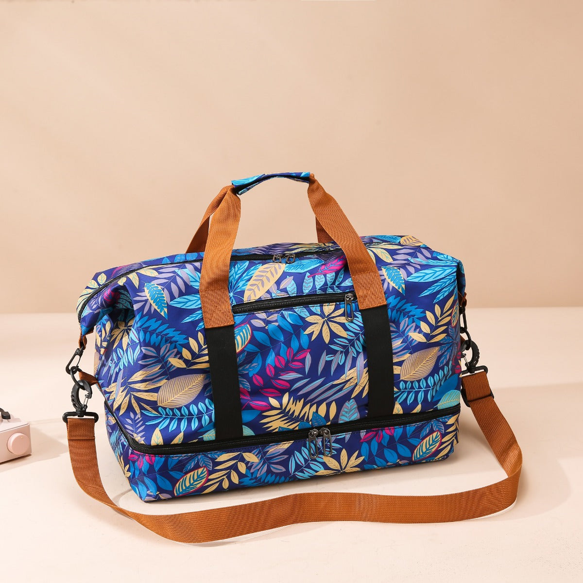 Canvas Printed Travel Bag - T - 2 COLORS -