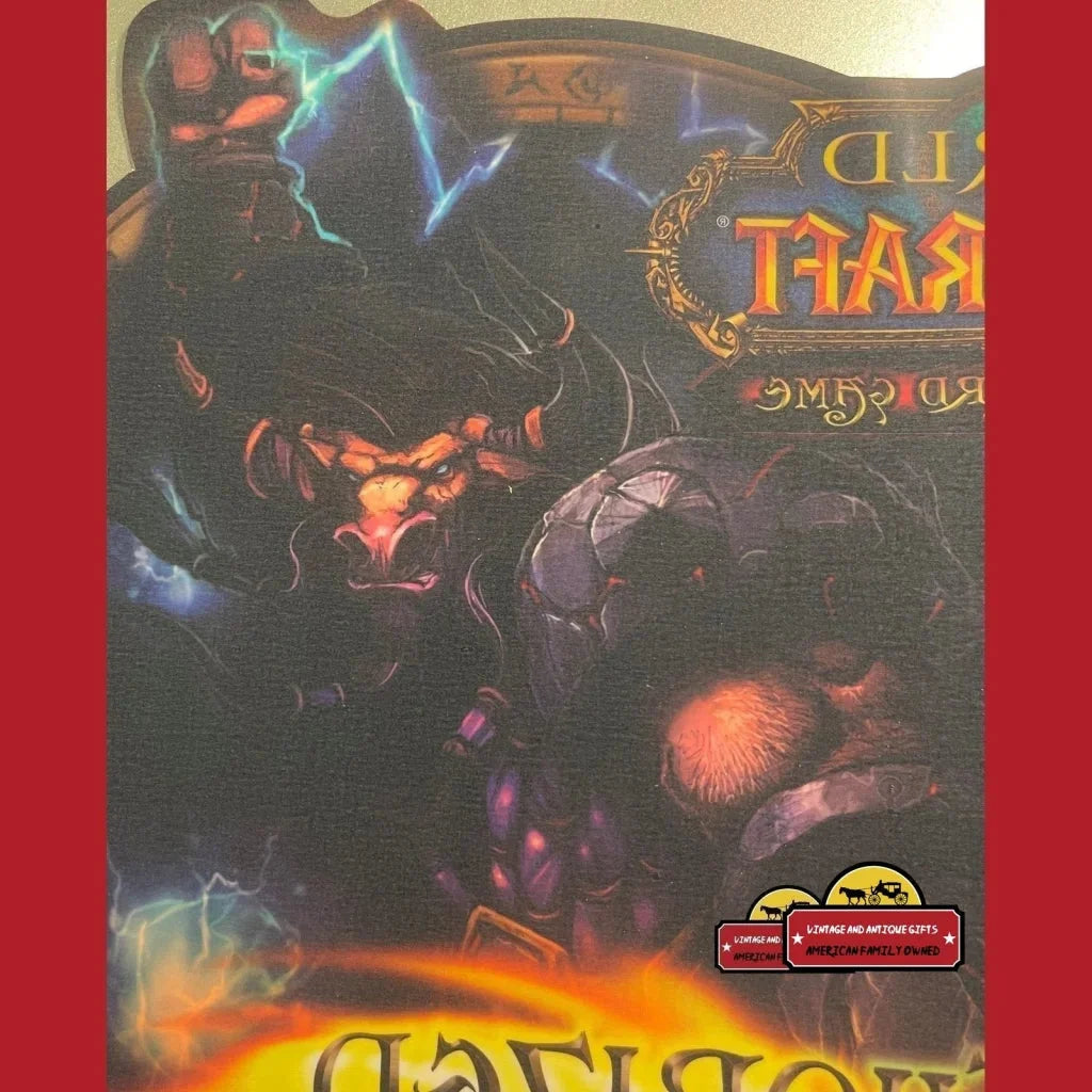 Rare 🔥Unreleased World of Warcraft TCG GameStop Hobby Store Display, Special!