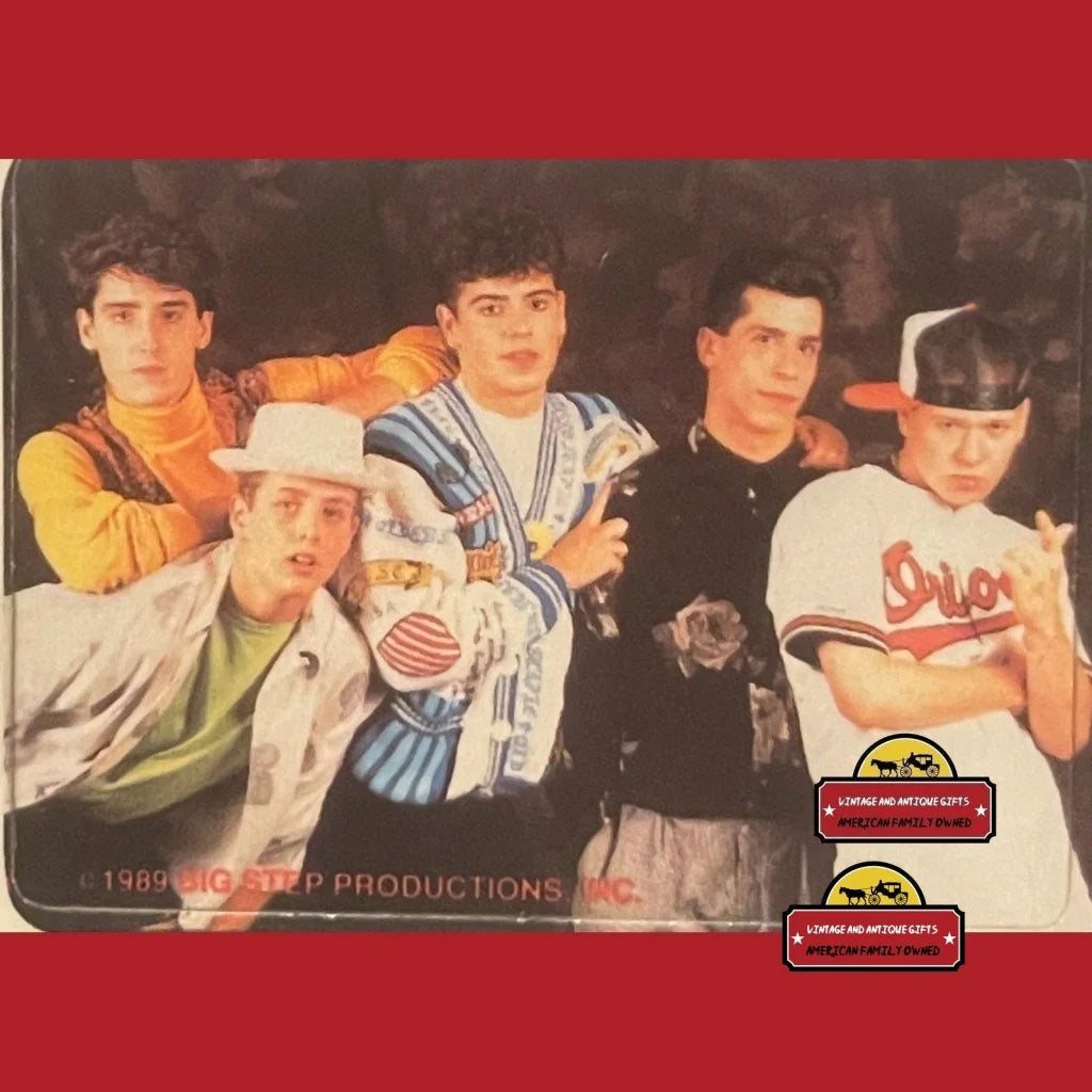 Vintage 1989 NKOTB New Kids on the Block Stickers, Boston, MA, Highly Collectible!