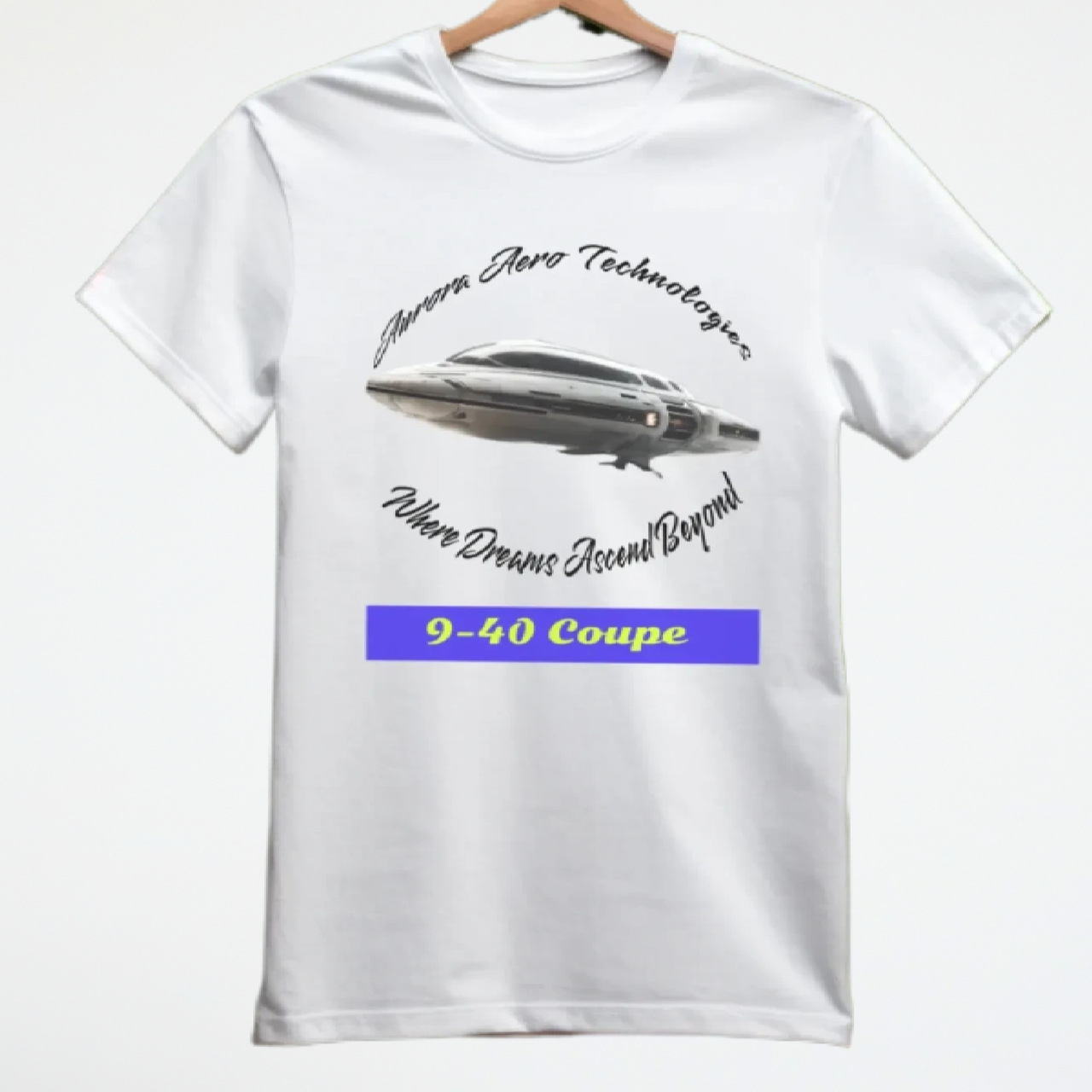 9-40 Coupe, Alien Sports Spaceship T-Shirt, Alien Shirt, the Daily Spaceship - 2 COLORS -