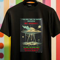 Thumbnail for Alien T-Shirt Flying Saucer Breakdown Funny Alien Tee UFO Tshirt - 3 COLORS -