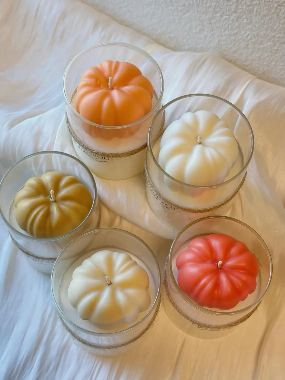 Pumpkin Season Soy Wax Candle• Seasonal Gift •Home Decor - 5 COLORS - 4 FRAGRENCES -