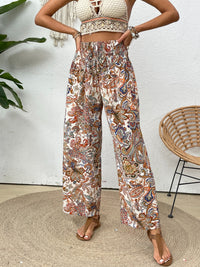 Thumbnail for Printed Wide Leg Pants - Beach or Everday - T - 5 COLORS -