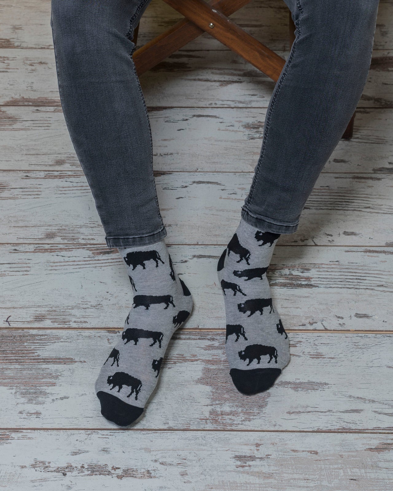 Men's Bison Socks - 1 COLOR -