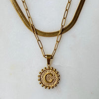 Thumbnail for Ellison & Young - Double Chain Initial Necklace -