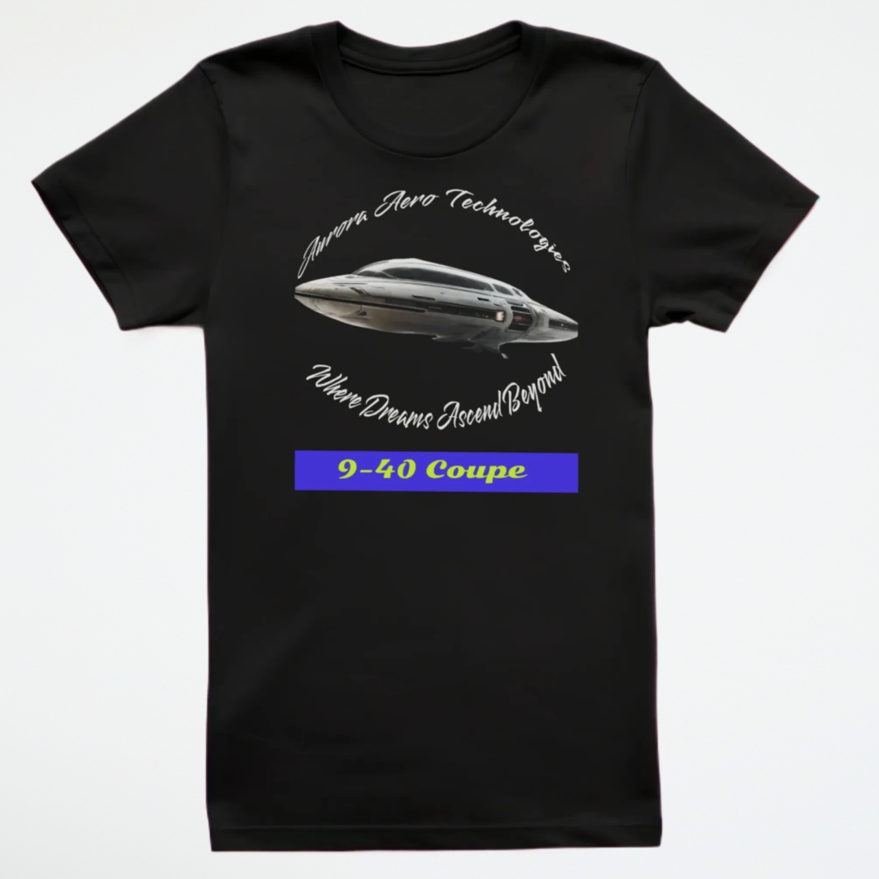 9-40 Coupe, Alien Sports Spaceship T-Shirt, Alien Shirt, the Daily Spaceship - 2 COLORS -