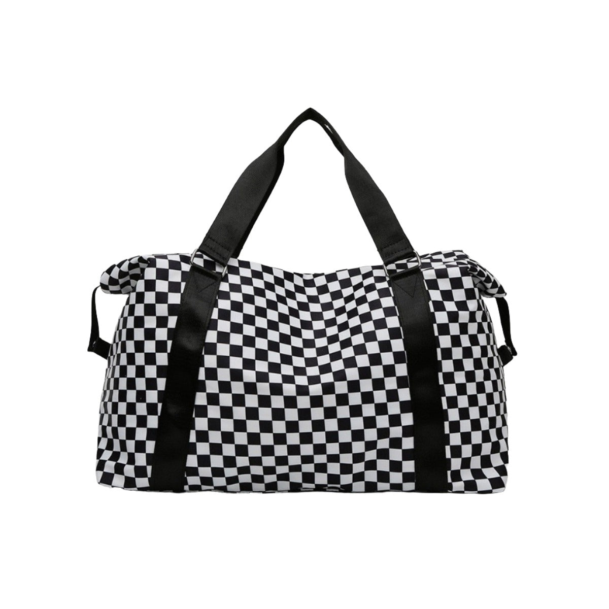 Zenana Checkered Travel Duffle Bag - T - 3 COLORS -