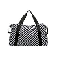 Thumbnail for Zenana Checkered Travel Duffle Bag - T - 3 COLORS -