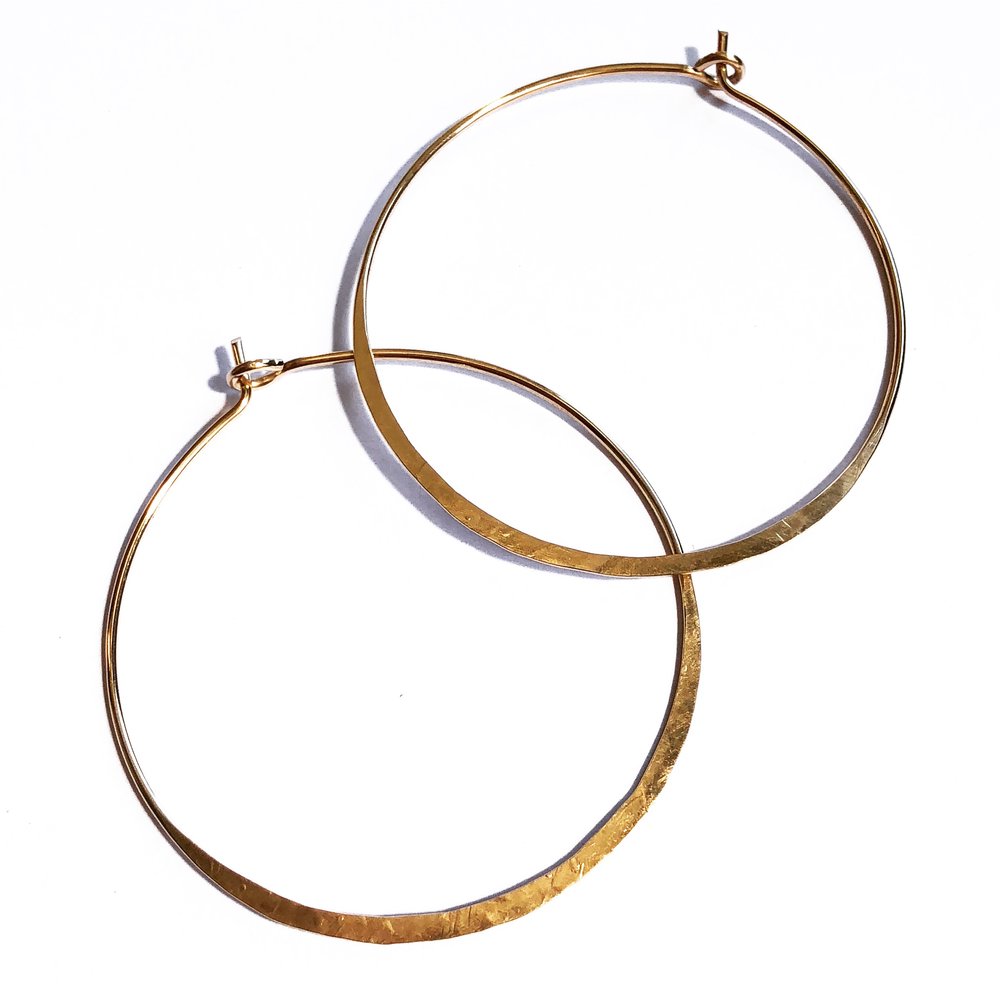 Agapantha - Ritu Hoops - 3 SIZES - 3 FINISHES -