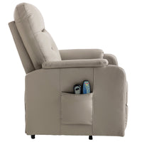 Thumbnail for Massage Recliner Chair Electric Power Lift Chairs With Side Pocket, Adjustable Massage and Heating Function for Adults A