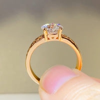 Thumbnail for 1.5 Carat 925 Sterling Silver Moissanite Ring