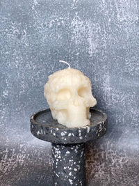 Thumbnail for Floral Skull Handmade Soy Wax Candle - 3 COLORS - 3 FRAGRENCES -