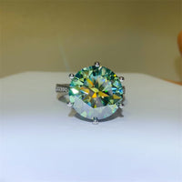 Thumbnail for 10 Carat Moissanite 925 Sterling Silver Ring