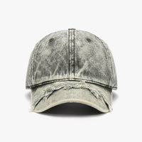 Thumbnail for Fringe Adjustable Cotton Baseball Cap - T - 6 COLORS -