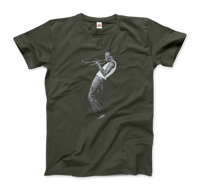 Thumbnail for Miles Davis Playing His Trumpet Artwork T-Shirt - 4 STYLES - 4 COLORS -