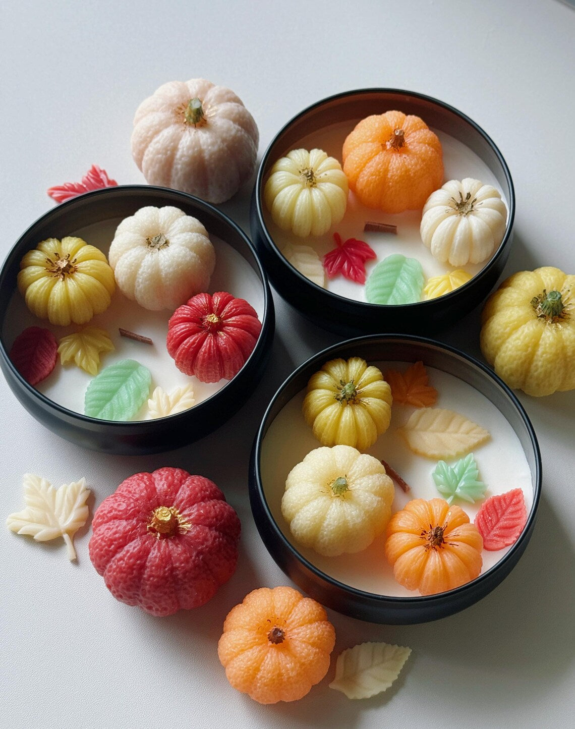 Pumpkin Patch Soy Wax Candle• Seasonal Gift •Home Decor - each assortment comes in decorative tin - 4 FRAGRENCES -