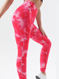 Thumbnail for Tie-Dye High Waist Active Leggings - T - 12 COLORS -