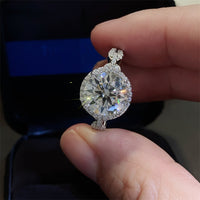 Thumbnail for 3 Carat 925 Sterling Silver Moissanite Ring