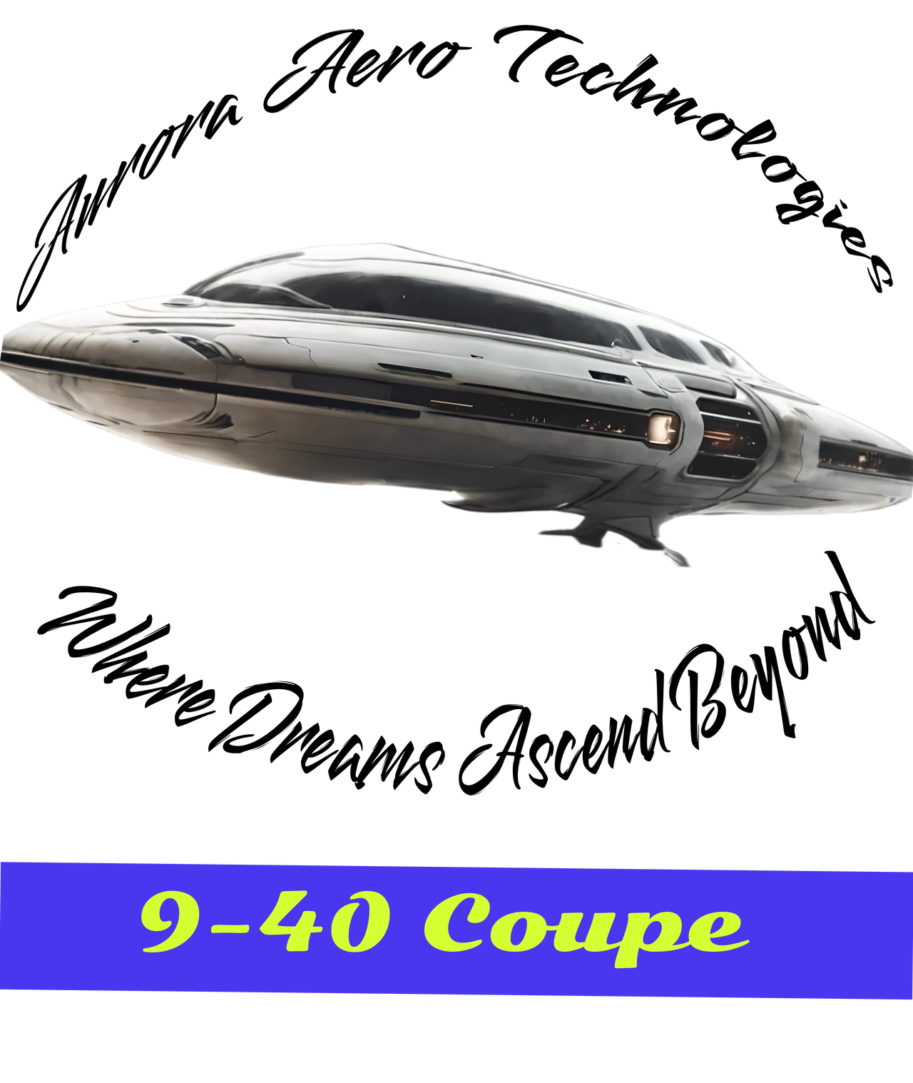 9-40 Coupe, Alien Sports Spaceship T-Shirt, Alien Shirt, the Daily Spaceship - 2 COLORS -