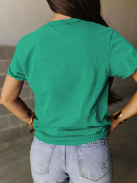 Thumbnail for Full Size Lucky Clover Round Neck Short Sleeve T-Shirt - T - 10 COLORS -