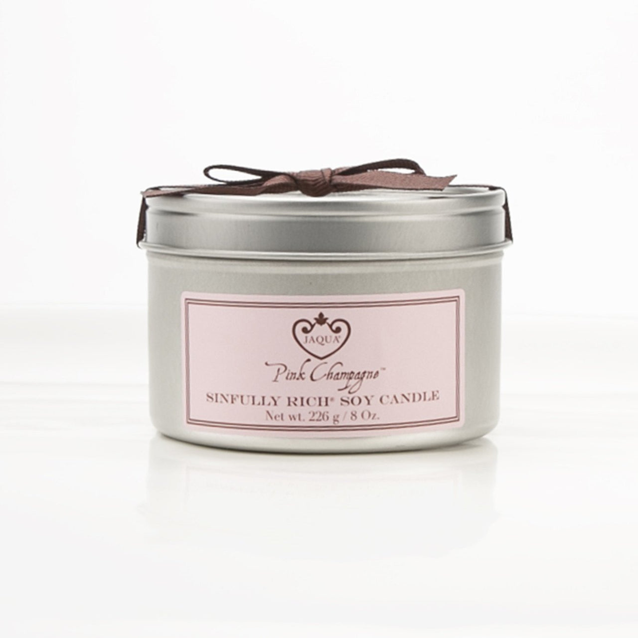 JAQUA - Pink Champagne Natural Soy Candle -