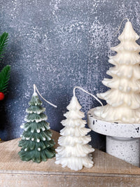 Thumbnail for Christmas Tree Candles - Cedar Trees Holiday Decor - 4 STYLES - 4 FRAGRENCES -