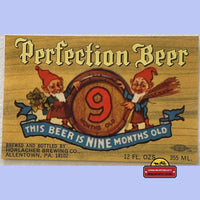 Thumbnail for Vintage 1960s Perfection Beer Label Allentown, Pa - Love the Gnomes!