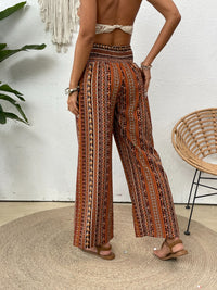 Thumbnail for Printed Wide Leg Pants - Beach or Everday - T - 5 COLORS -