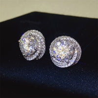 Thumbnail for 6 Carat Moissanite 925 Sterling Silver Earrings