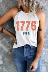 Thumbnail for 1776 USA Round Neck Tank