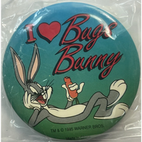 Thumbnail for Vintage 1995 Looney Tunes Pin, I Love Bugs, Unopened in Package!